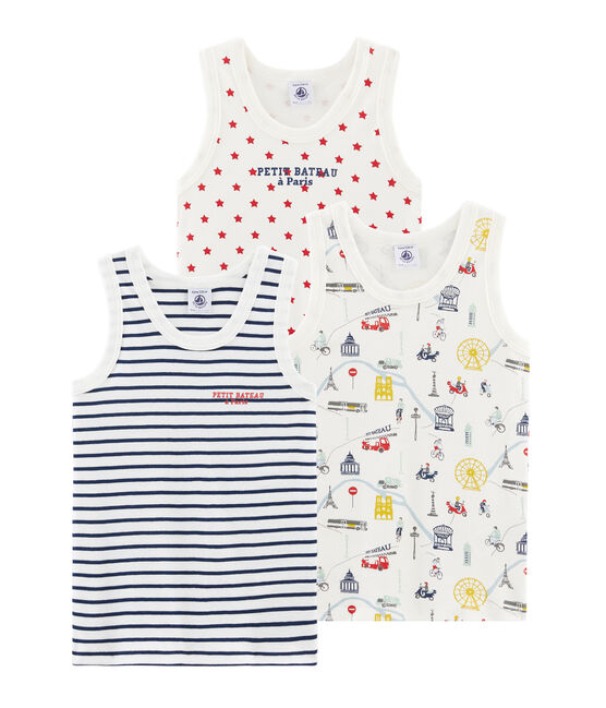 Trio canottiere bambino variante 1