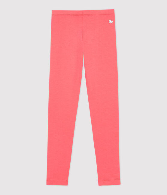 Jeggings bambina in jersey elasticizzato arancione PEACHY