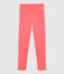 Jeggings bambina in jersey elasticizzato arancione PEACHY