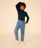 Dolcevita in cotone bambino unisex blu SMOKING