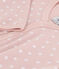Tutina pigiama a pois in cotone SALINE/ MARSHMALLOW