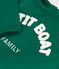 Felpa in cotone per neonati verde EVERGREEN