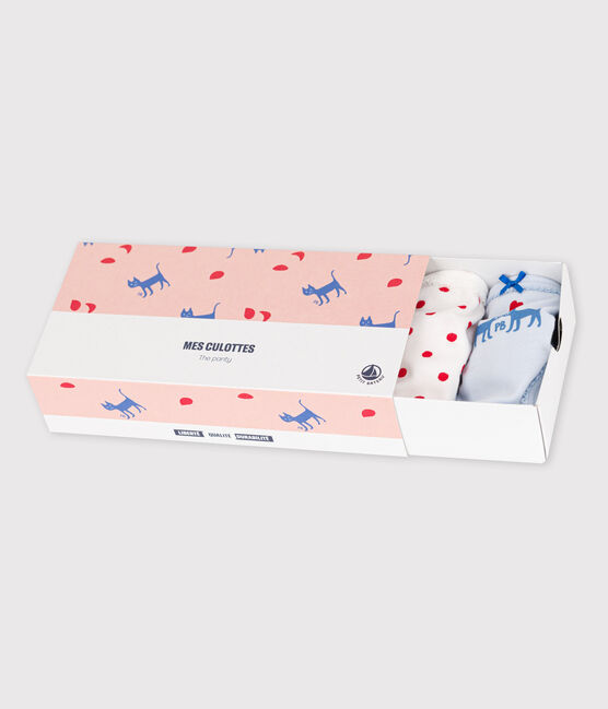 Confezione da 5 slip bambina in cotone variante 1