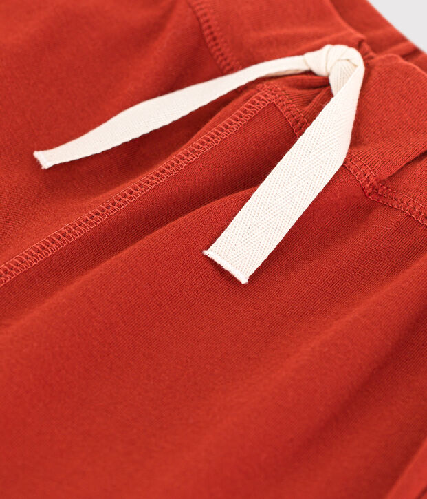 Bermuda in cotone bambino rosso