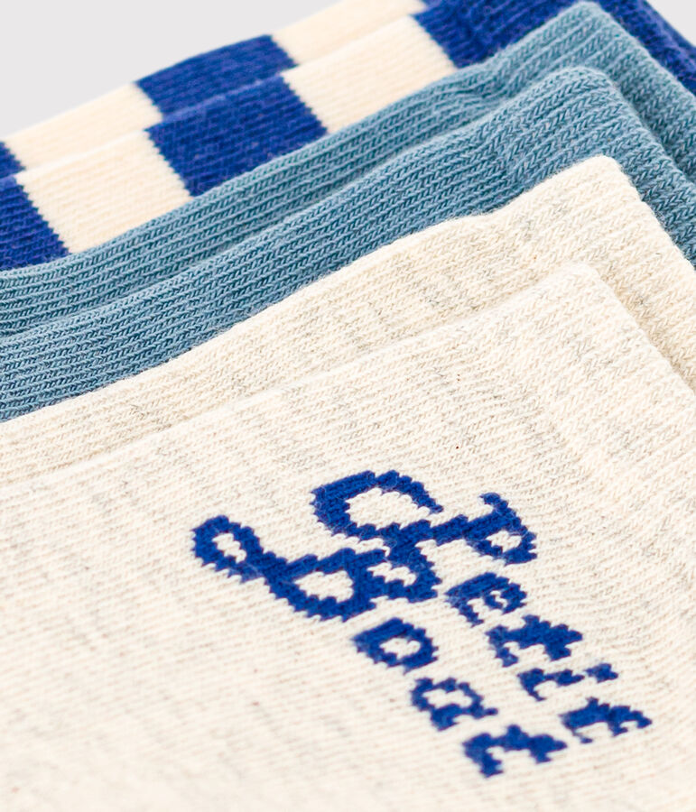 Confezione da 3 paia di calzini bambino unisex Petit Boat variante 1