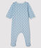 Bodyjama bebè in tubique blu FRAICHEUR/bianco MULTICO