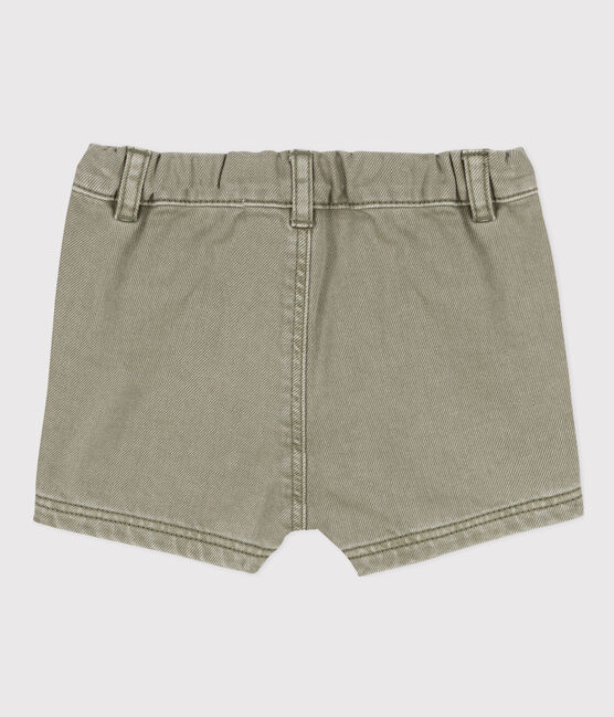 Shorts bebè in denim verde MARECAGE