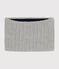 Snood in maglia foderata in pile bambino grigio CHATON CHINE