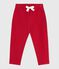 Pantaloni in cotone tinta unita neonato rosso POMPEI