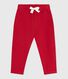 Pantaloni in cotone tinta unita neonato