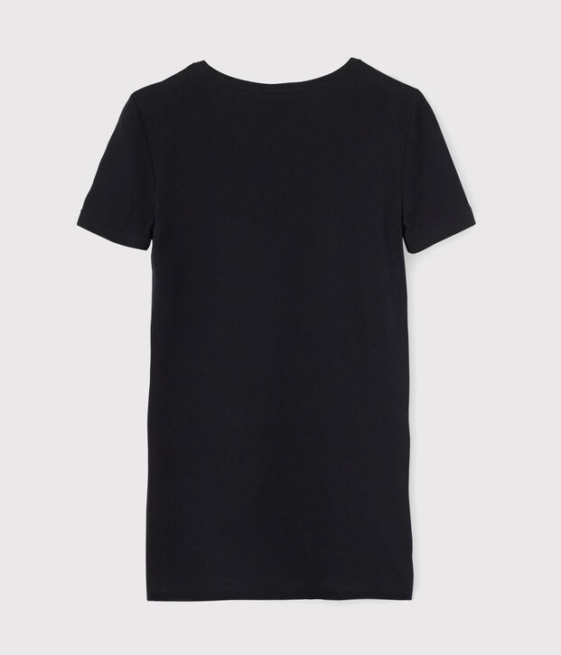 T-shirt scollo a V iconica Donna blu