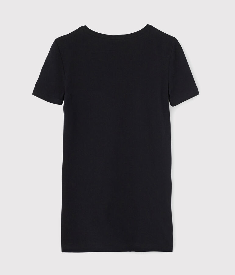 T-shirt scollo a V iconica Donna blu SMOKING