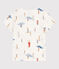 T-shirt stampata a maniche corte bambina bianco MARSHMALLOW/bianco MULTICO