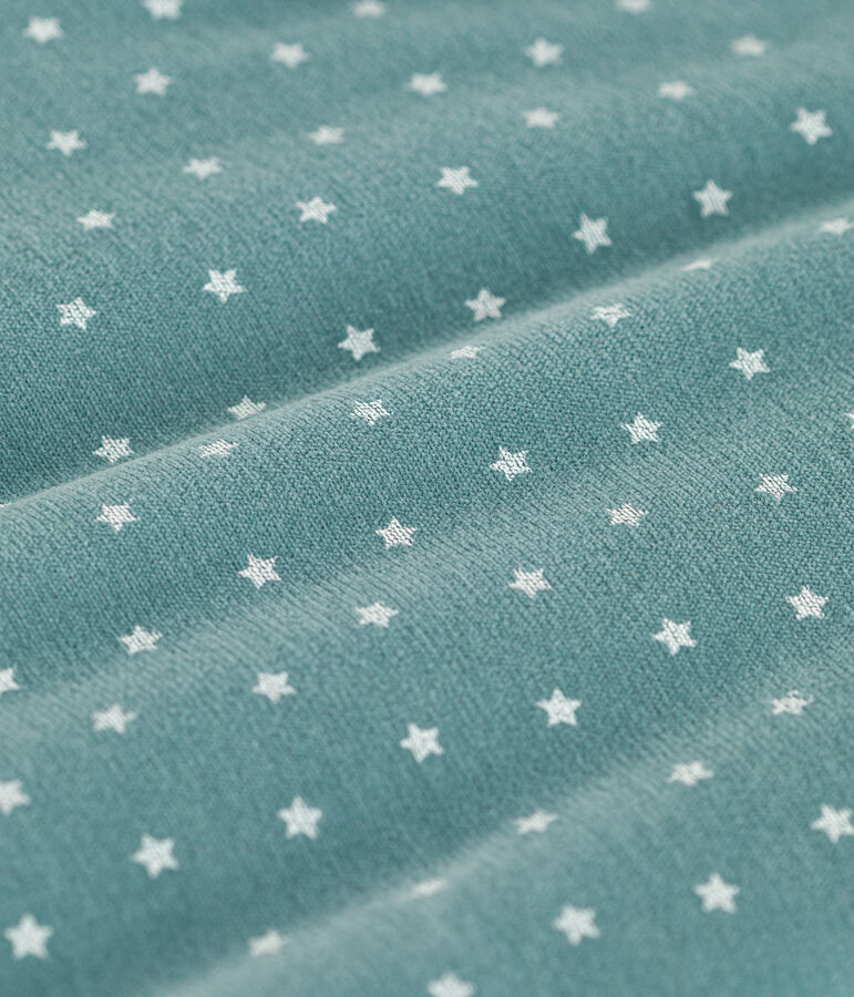 Sacco nanna in velluto TOG 2 verde/bianco