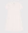 Camicia da notte a maniche corte in cotone a cuori bambina bianco MARSHMALLOW/rosso TERKUIT