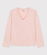 T-shirt La Regular scollo a V in cotone Donna