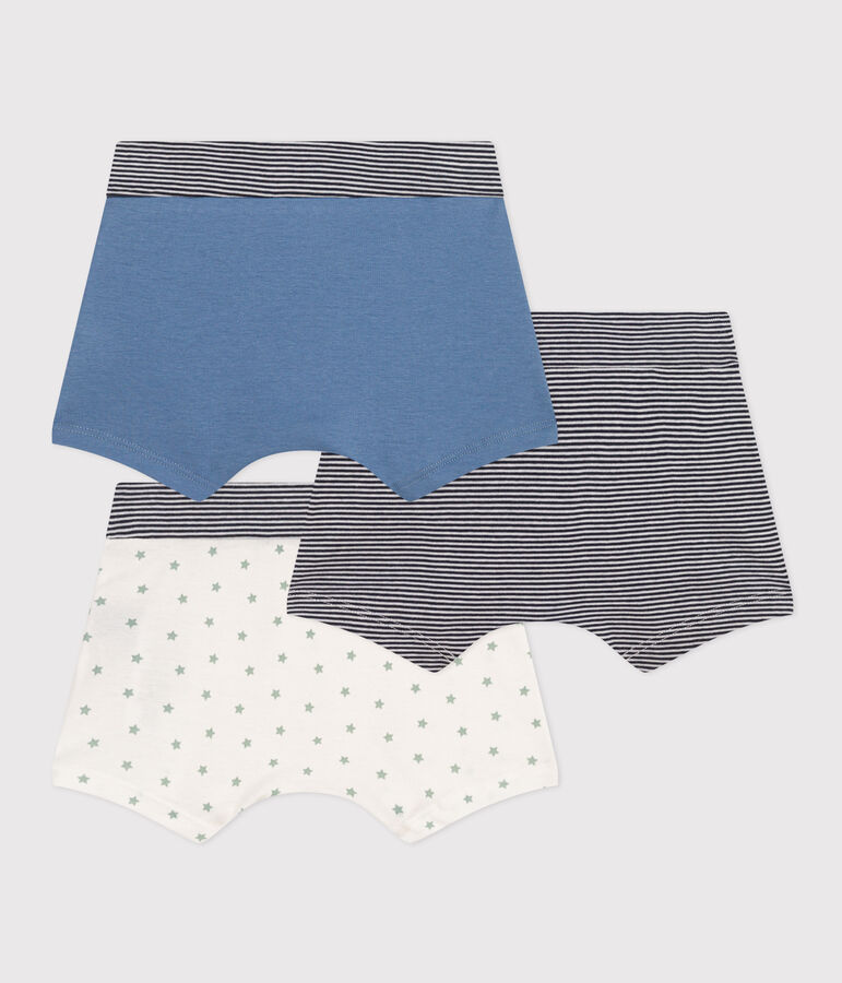 Confezione da 3 boxer a stella in cotone bambino multicolore