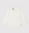 Blusa per bebè in cotone bianco MARSHMALLOW
