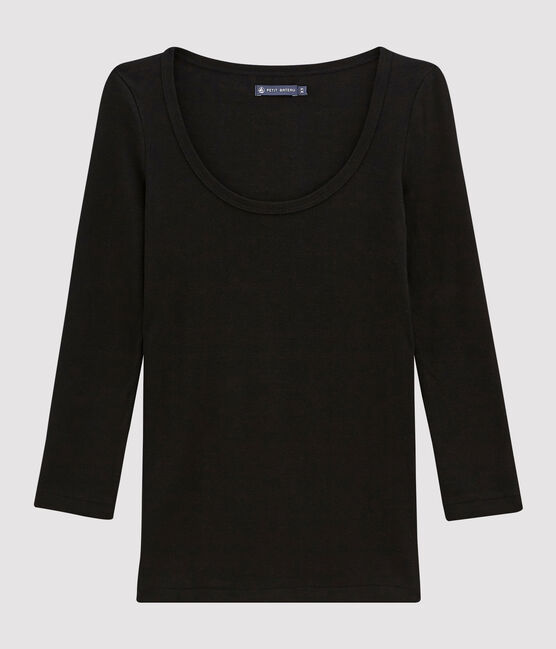 T-shirt iconica donna nero NOIR