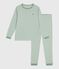 Pigiama in cotone a righe bambino SAULE/ MARSHMALLOW