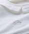 Bavaglino bebé unisex in cotone bianco ECUME