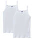 Duo canottiere con spalline bambina