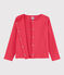 Cardigan in cotone bambina GROSEILLER