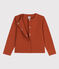 Cardigan in cotone bambina marrone RUSTY