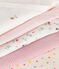 Set da 5 body incrociati a maniche lunghe in cotone fantasia neonato variante 1