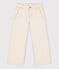 Pantaloni flare in denim bambina ecru AVALANCHE