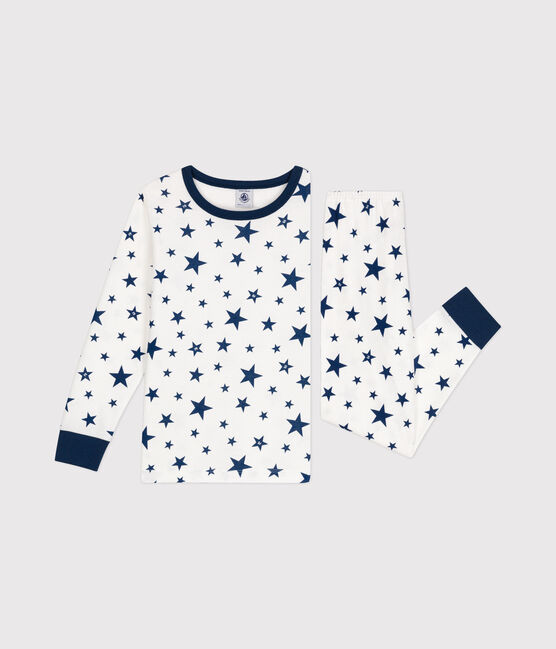 Pigiama in cotone con stelle stampate bambino blu MARSHMALLOW/ INCOGNITO