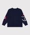 Cardigan in lana e cotone fantasia bambino rosso/multicolore