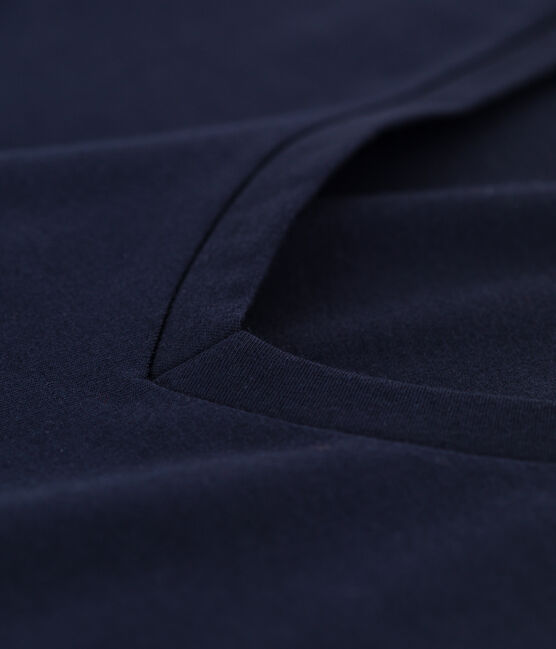 T-shirt LE DROIT in cotone con scollo a V Donna blu SMOKING