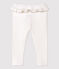 Leggins in cotone bebè. bianco MARSHMALLOW/grigio ARGENT