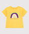 T-shirt a maniche corte in jersey leggero bebè giallo NECTAR