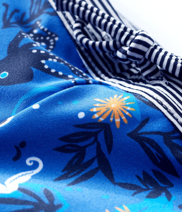 Shorts mare ecoresponsabili bimbo blu/multicolore