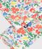 Cardigan in cotone a fiori bambina bianco/multicolore