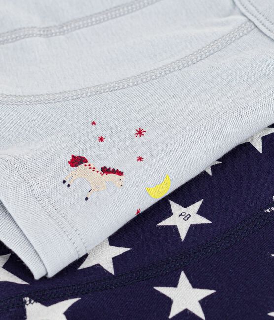 Set di boxer in cotone con stampa di stelle in vita bambino variante 1