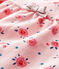 Abito a maniche lunghe da bebè femmina rosa MINOIS/bianco MULTICO