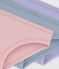 Set di slip in cotone a tinta unita bambina multicolore