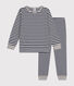 Pigiama bambino in cotone a righe