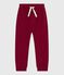 Joggers in cotone tinta unita bambino AMARANTE