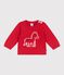 Pullover in maglia di misto lana e cotone con cavallo stampato neonato rosso TERKUIT/ AVALANCHE