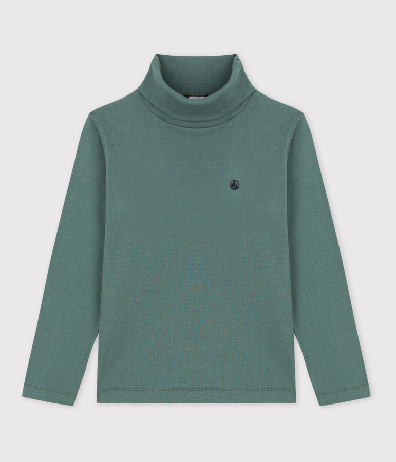 Lupetto in cotone bambino unisex verde VALLEE