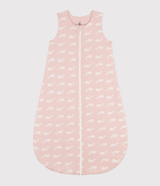 Sacco nanna con balene rosa in cotone TOG 2 SALINE/ MARSHMALLOW