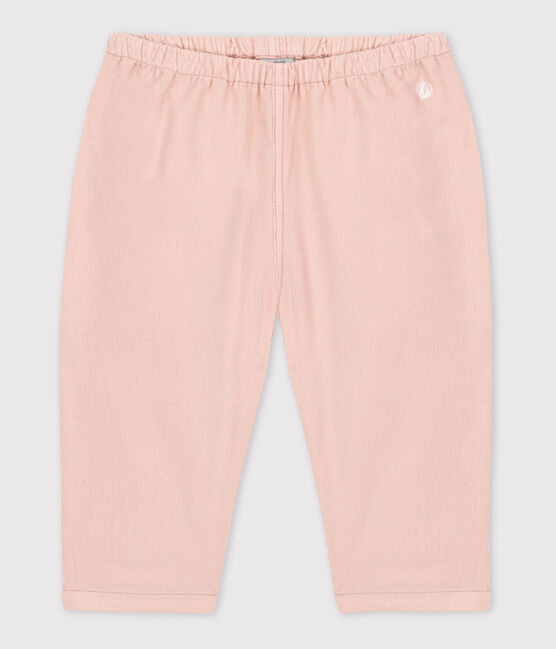 Pantalone di velluto a costine sottili per neonati rosa SALINE