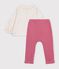 Set in cotone con stampa a fiori neonata multicolore