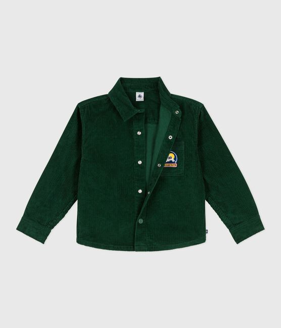 Camicia in velluto tinta unita bambino. WILLOW