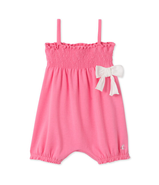 Combinaison courte bébé fille rosa Petal