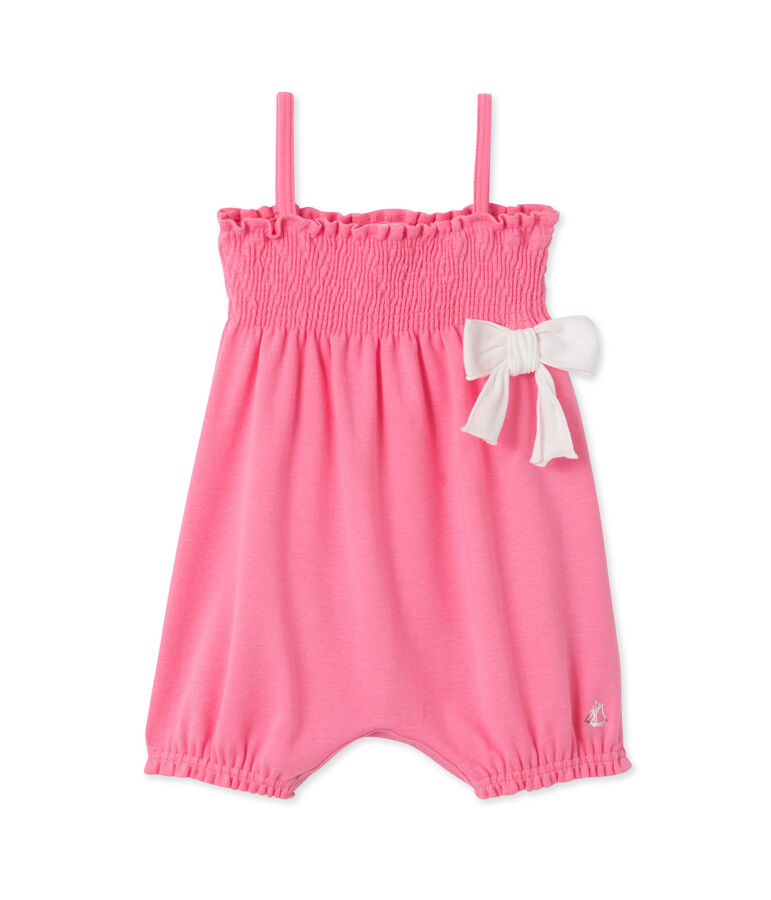 Combinaison courte b&eacute;b&eacute; fille rosa Petal